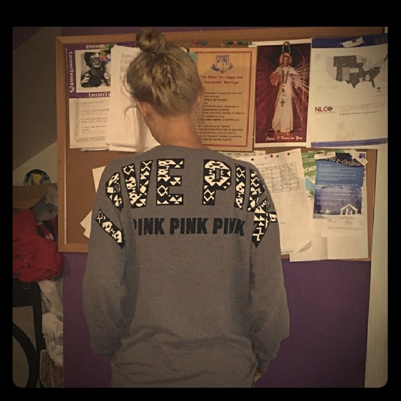 PINK Victoria's Secret Sweaters - PINK by Victoria's Secret Aztec